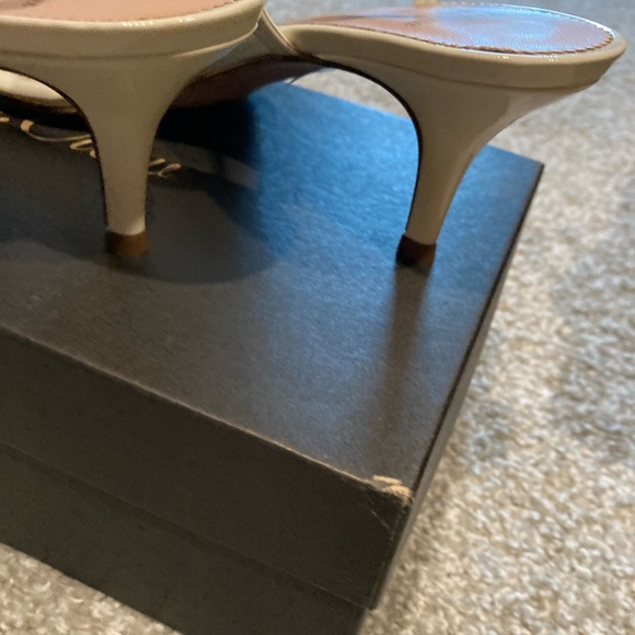 Brand new Jcrew sling back sandal in ivory/black 9 - Picture 3 of 8